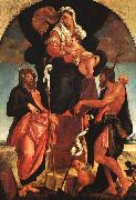 BASSANO, Jacopo Madonna and Child with Saints ff oil